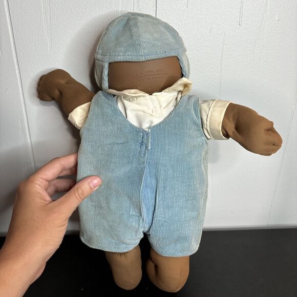 1985 Cabbage Patch Kid AA Preemie Brown Tuft Brown Eyes HM #1 OK Factory - Picture 10 of 14